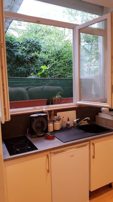 Charming Studio In A Courtyard In Paris Exteriör bild