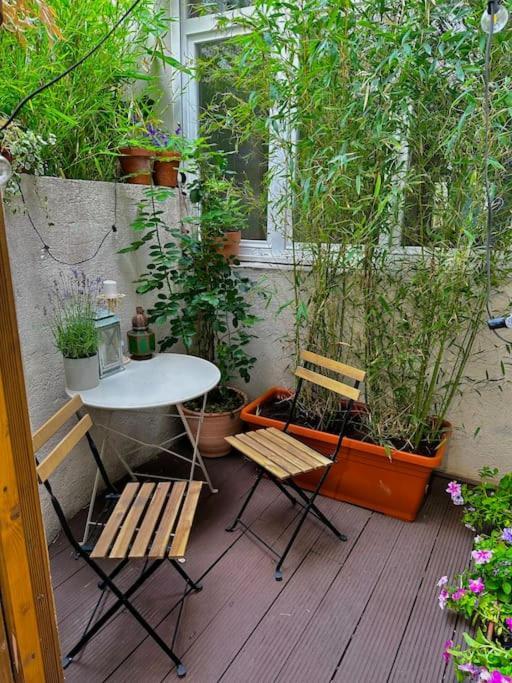 Charming Studio In A Courtyard In Paris Exteriör bild
